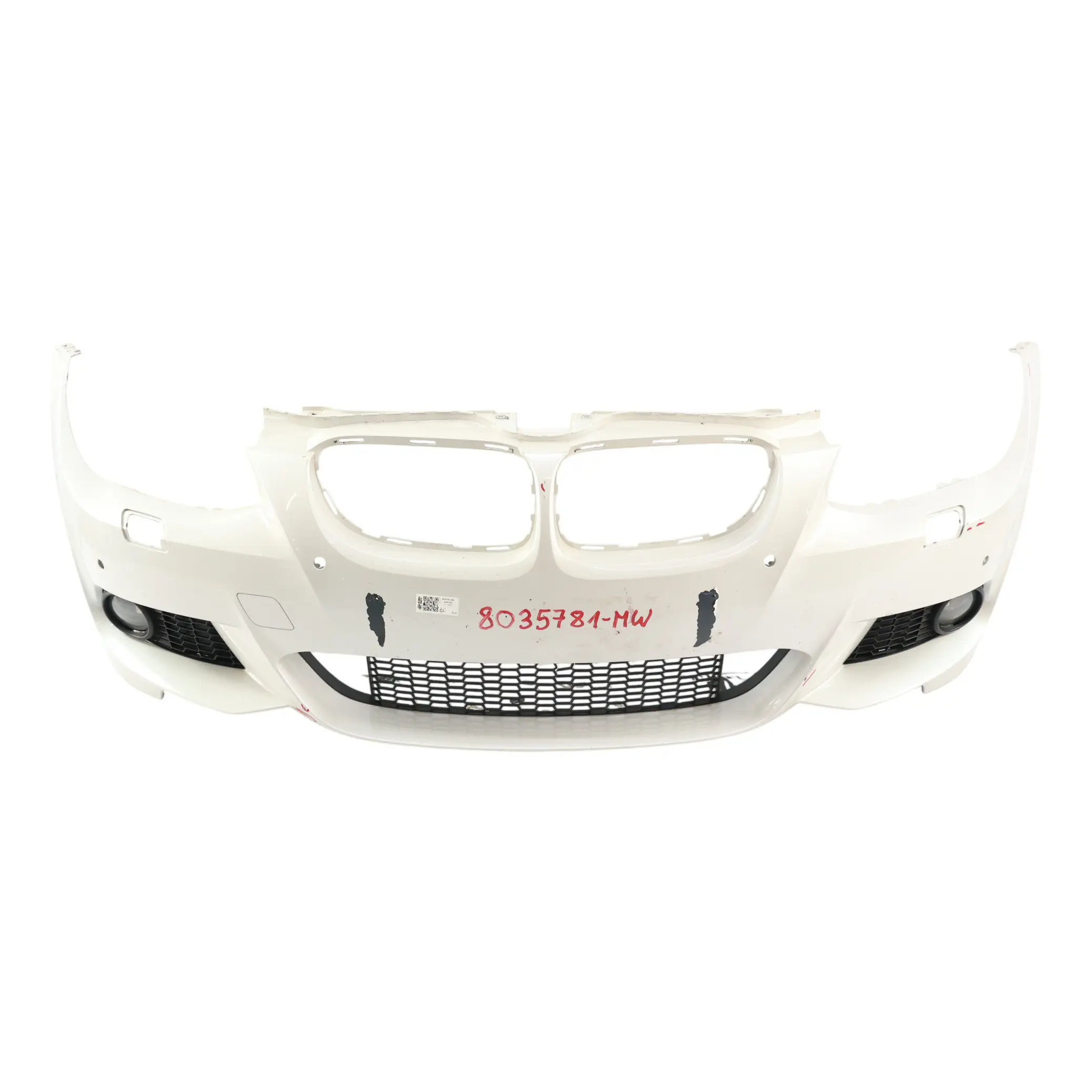 BMW E92 E93 LCI M Sport Front Bumper Panel PDC Mineral White Metallic - A96