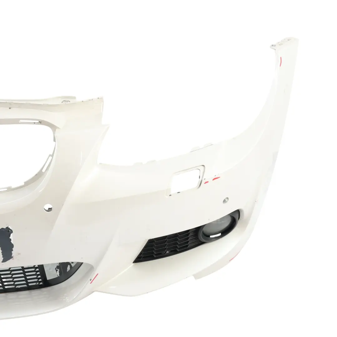 BMW E92 E93 LCI M Sport Front Bumper Panel PDC Mineral White Metallic - A96 - SKU 8035781-MW - Part number 8035781