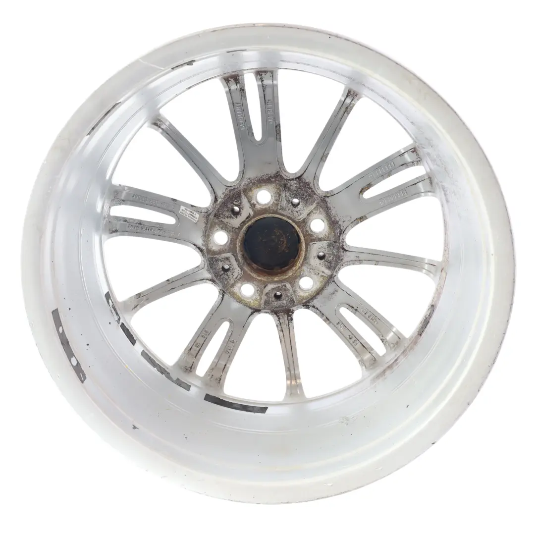 Front Alloy Wheel Rim 18" 8J ET:34 M Spider Spoke 193 to BMW E90 E91 E92 E93 Silver with Part number 8036933 BMW E90 E91 E92 E93 Silver Front Alloy Wheel Rim 18" 8J ET:34 M Spider Spoke 193 - SKU 8036933-4 - Part number 8036933
