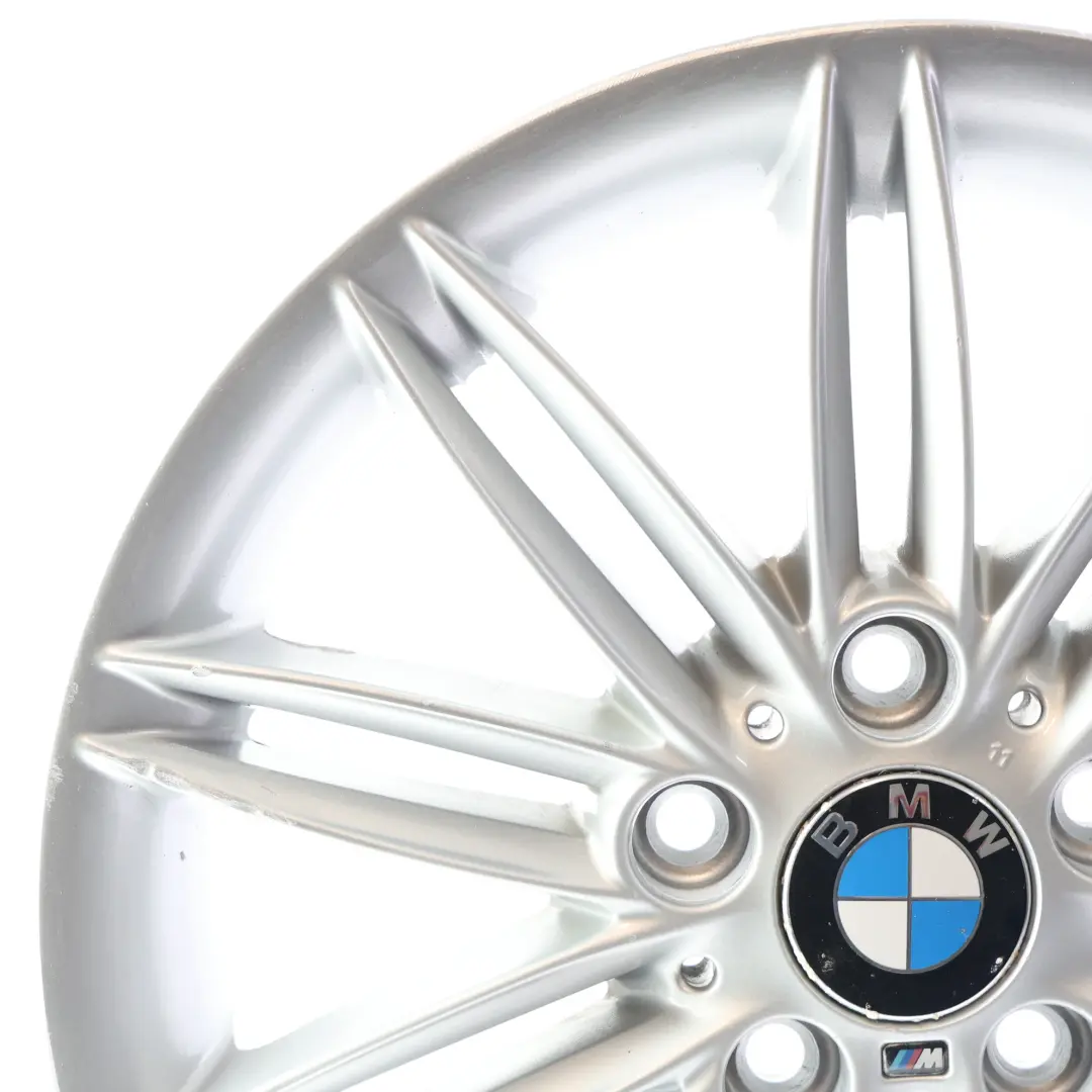 BMW E81 E82 E87 E88 Argent Jantes Alu Alliage 17 " 7J Et:47 M Rayons Doubles - SKU 8036937-6 - Numéro de pièce 8036937
