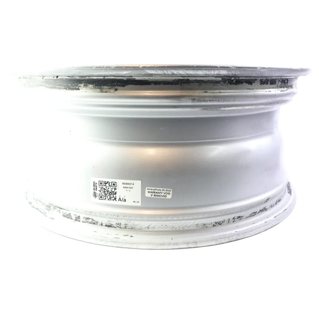BMW E81 E82 E87 E88 Argent Jantes Alu Alliage 17 " 7J Et:47 M Rayons Doubles - SKU 8036937-6 - Numéro de pièce 8036937