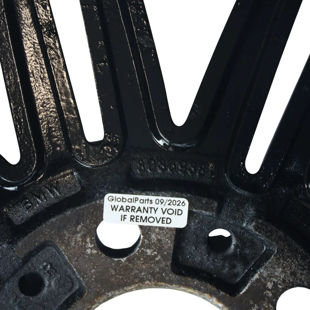 BMW E81 E82 E87 E88 Felga Aluminiowa Czarna 17" 7,5J ET47 M Dwuramienna 207 - SKU 8036938-14 - Numer Części 8036938