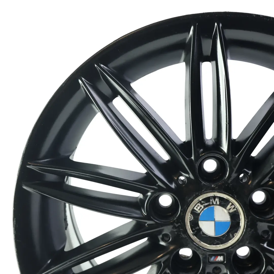 BMW E81 E82 E87 E88 Llanta Aleación Trasera Negra 17" 7,5J ET:47 M 207 - SKU 8036938-14 - Número de pieza 8036938