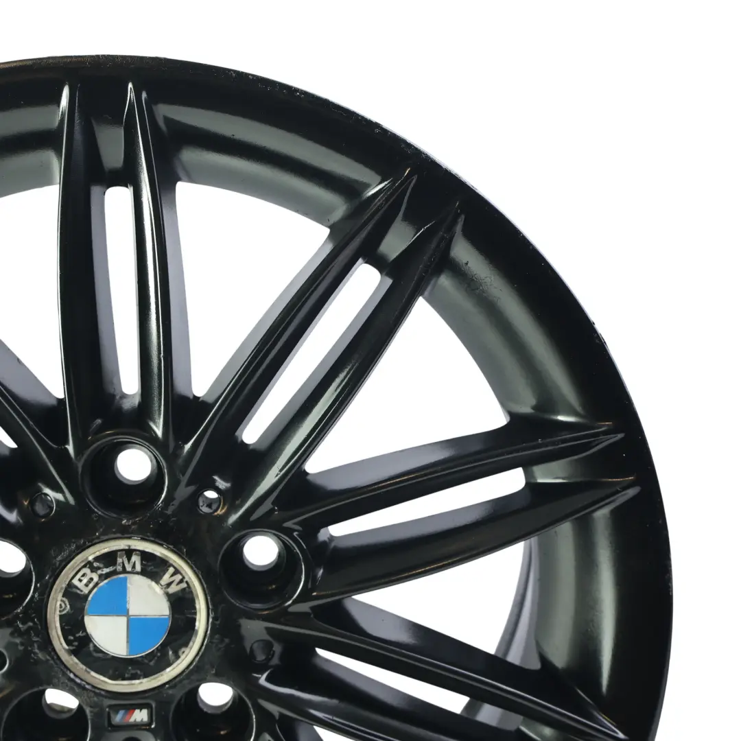 BMW E81 E82 E87 E88 Llanta Aleación Trasera Negra 17" 7,5J ET:47 M 207 - SKU 8036938-14 - Número de pieza 8036938