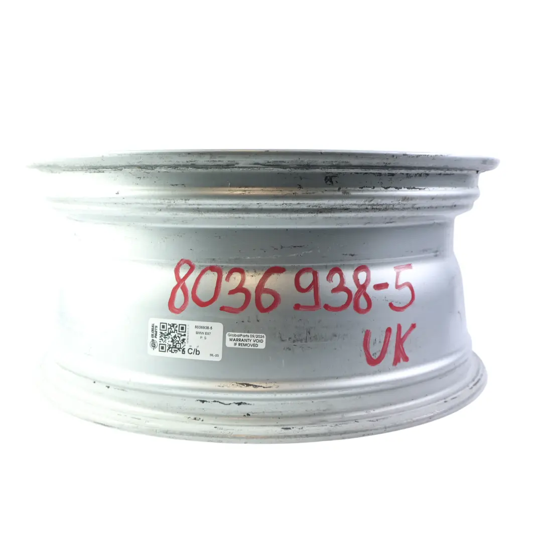 Rim BMW E81 E82 E87 E88 Rear Alloy 17" 7,5J ET:47 M Double Spoke 207 to Wheel with Part number 8036938 Wheel Rim BMW E81 E82 E87 E88 Rear Alloy 17" 7,5J ET:47 M Double Spoke 207 - SKU 8036938-5 - Part number 8036938