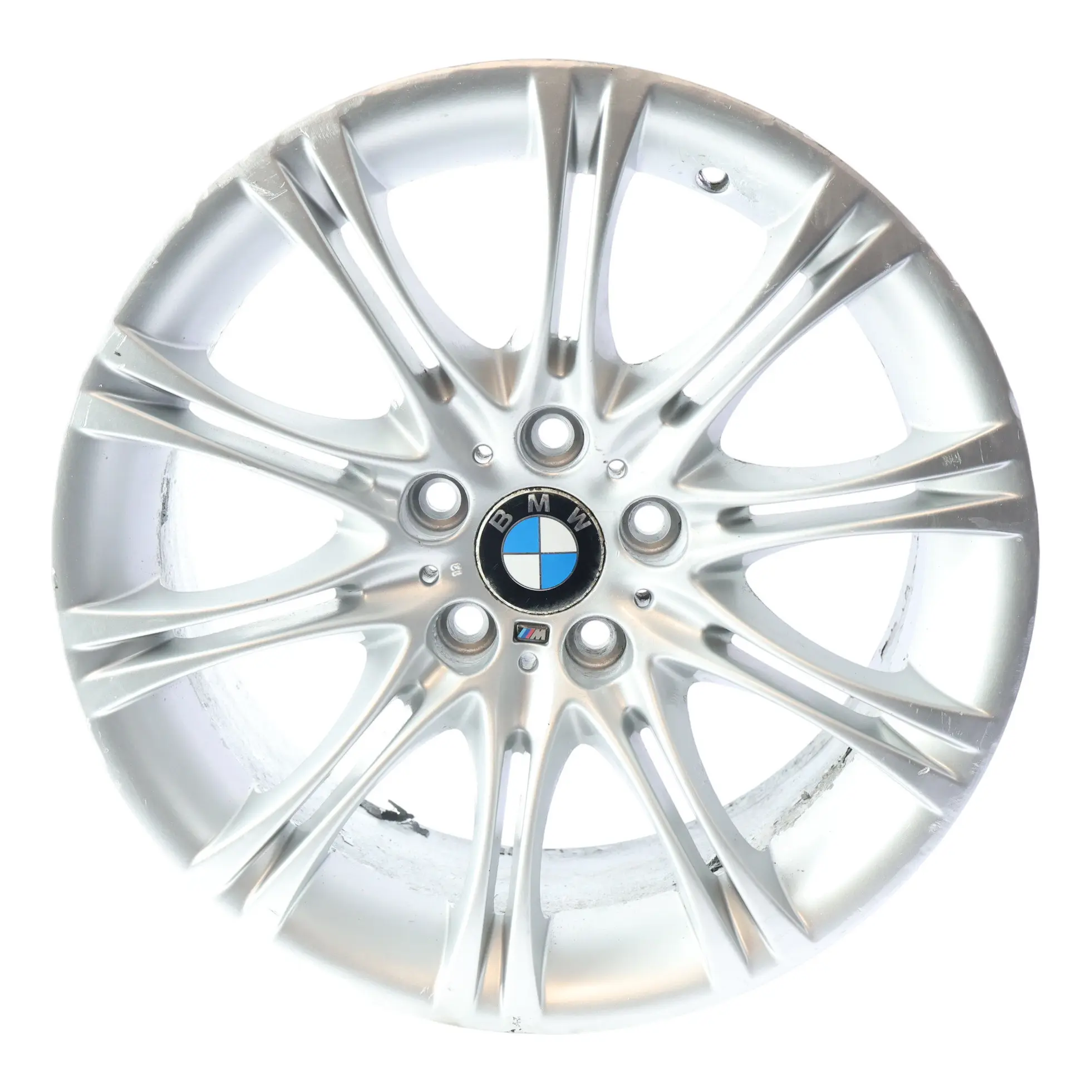BMW E60 E61 Jante En Alliage Argenté 18" ET:20 8J M À Doubles Rayons 135