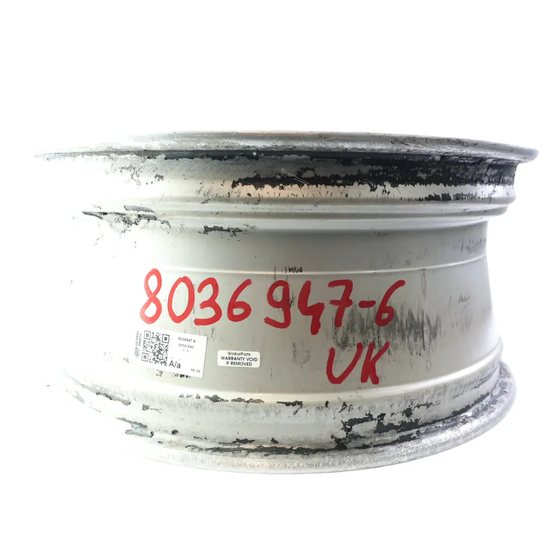 Jante En Alliage Argenté 18" ET:20 8J M À Doubles Rayons 135 pour BMW E60 E61 à propos du numéro de pièce 8036947 BMW E60 E61 Jante En Alliage Argenté 18" ET:20 8J M À Doubles Rayons 135 - SKU 8036947-6 - Numéro de pièce 8036947