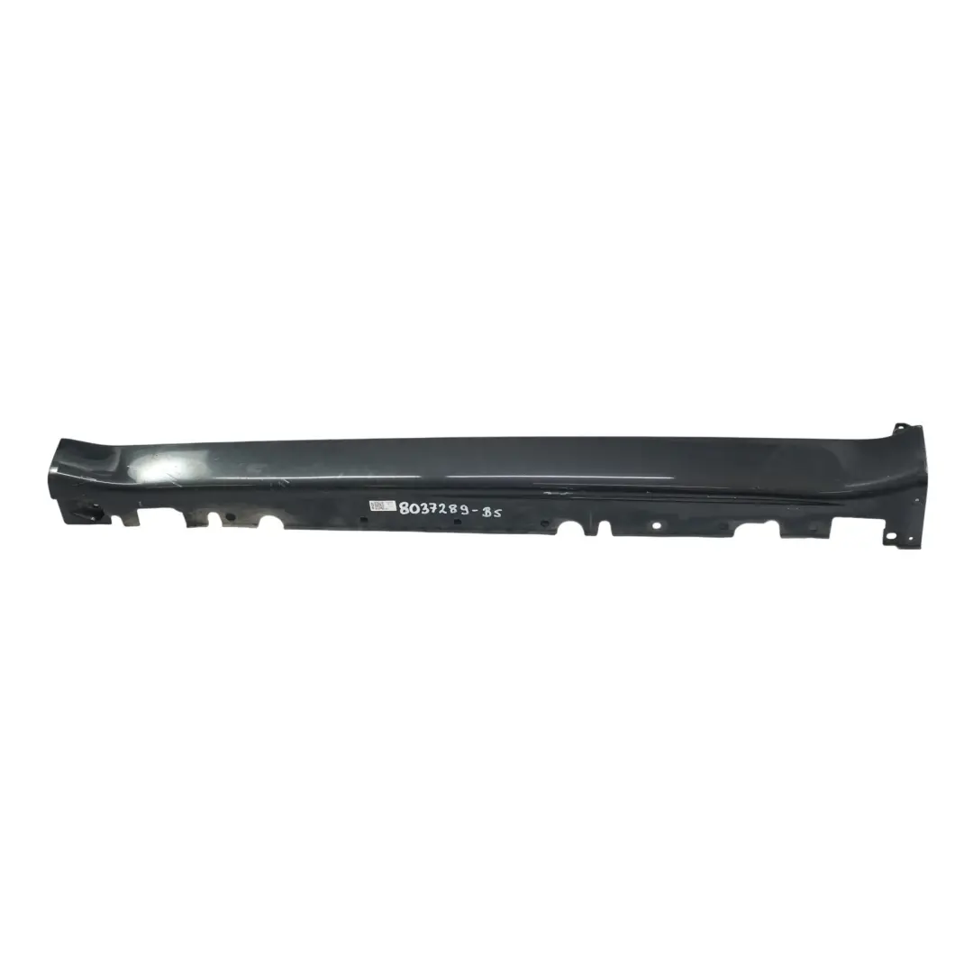 Sill Strip Side Skirt Left N/S Black Sapphire Metallic - 475 to BMW X5 E70 M Sport with Part number 8037289 BMW X5 E70 M Sport Sill Strip Side Skirt Left N/S Black Sapphire Metallic - 475 - SKU 8037289-BS - Part number 8037289