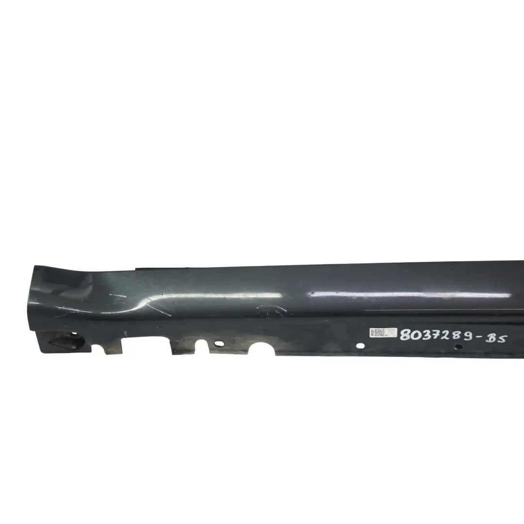 Sill Strip Side Skirt Left N/S Black Sapphire Metallic - 475 to BMW X5 E70 M Sport with Part number 8037289 BMW X5 E70 M Sport Sill Strip Side Skirt Left N/S Black Sapphire Metallic - 475 - SKU 8037289-BS - Part number 8037289
