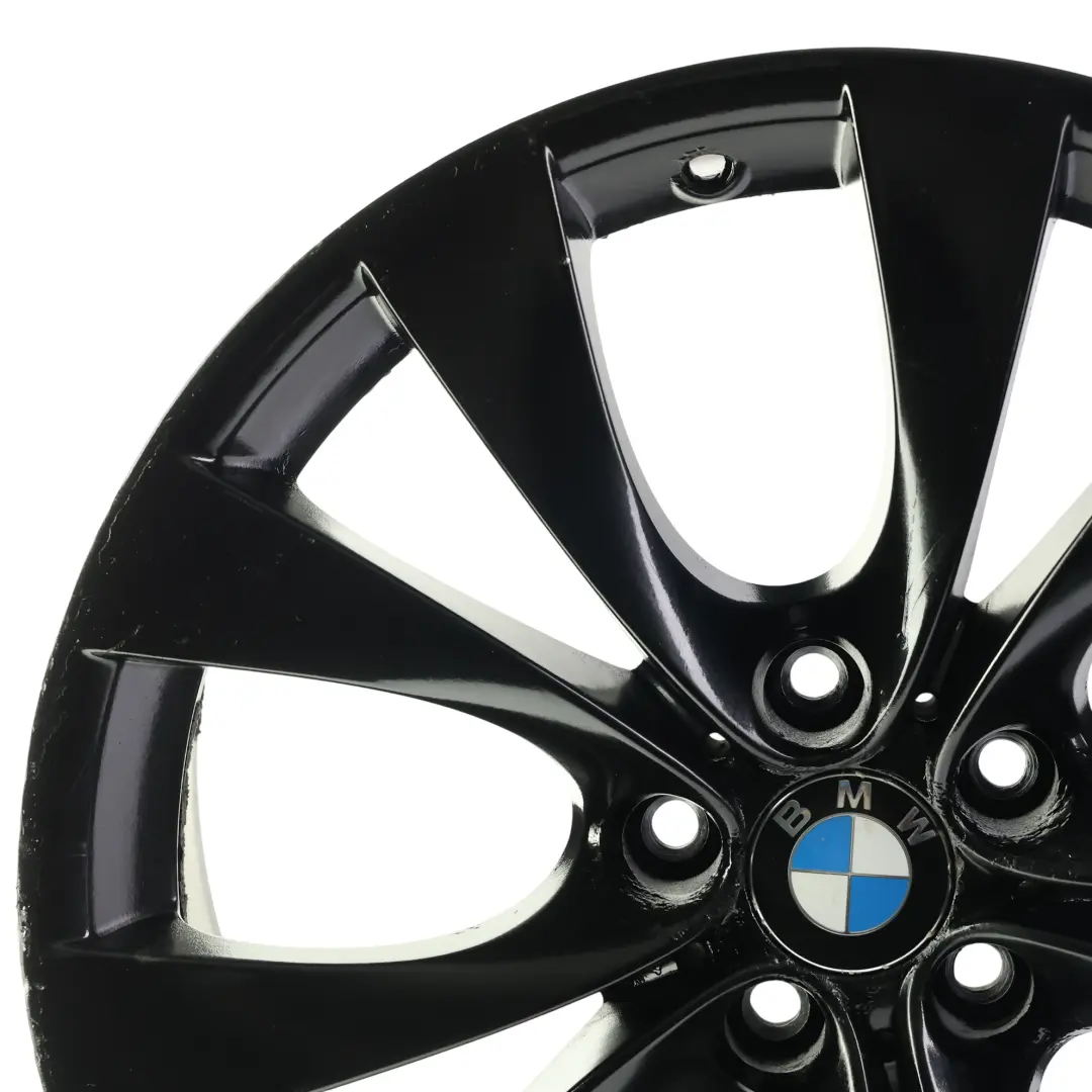 BMW X5 E70 Black Front Wheel Alloy Rim 20" M V-spoke 227 10J ET:40 - SKU 8037349-2 - Part number 8037349