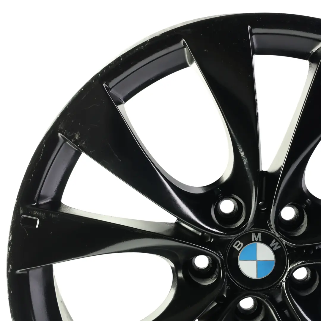 BMW X5 E70 Black Front Wheel Alloy Rim 20" M V-spoke 227 10J ET:40 - SKU 8037349-5 - Part number 8037349