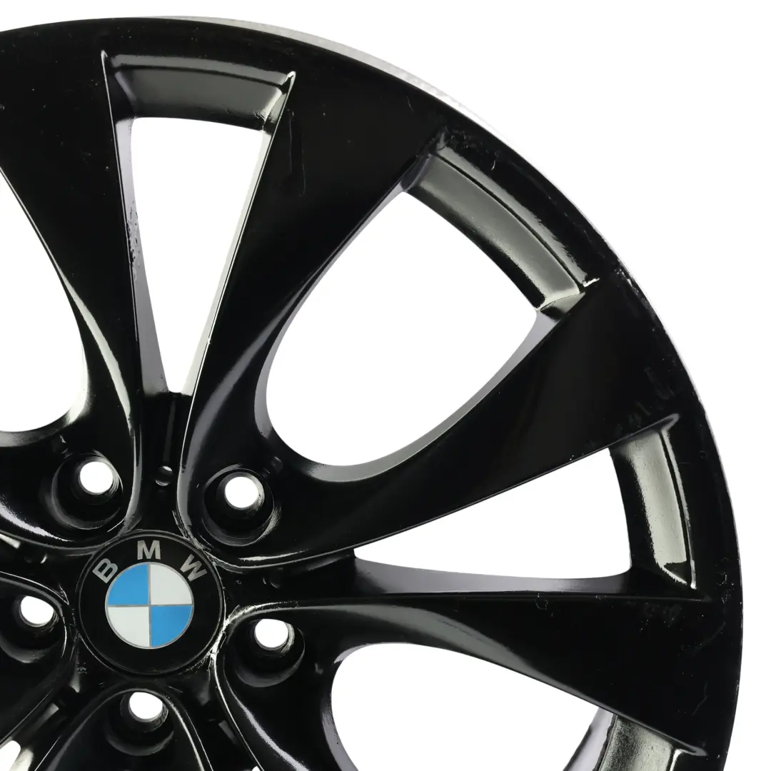 Front Wheel Alloy Rim 20" M V-spoke 227 10J ET:40 to BMW X5 E70 Black with Part number 8037349 BMW X5 E70 Black Front Wheel Alloy Rim 20" M V-spoke 227 10J ET:40 - SKU 8037349-5 - Part number 8037349