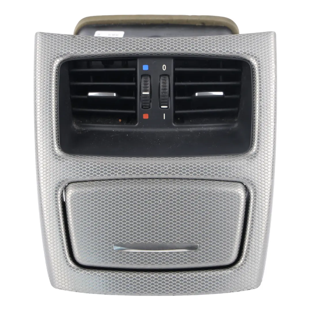 BMW E92 E93 Rear Centre Console Trim Insert Air Vent Glacier Silver - SKU 8049071-1 - Part number 8049071