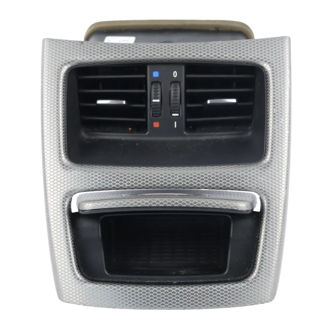 BMW E92 E93 Garniture Console Centrale Grille Aération Argent Glacier - SKU 8049071-1 - Numéro de pièce 8049071