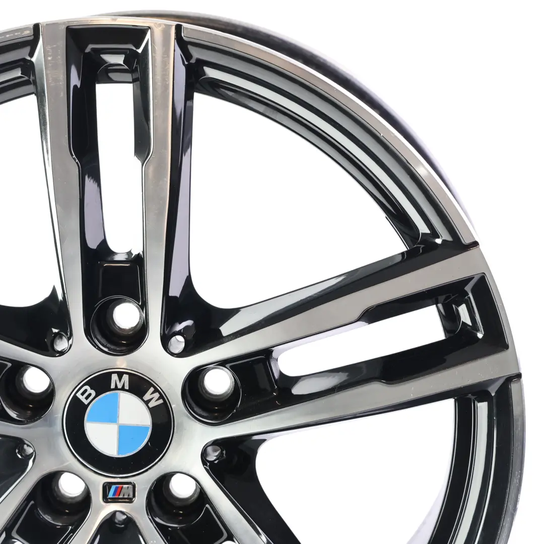 BMW F20 F21 Cerchio lega nera posteriore 18" 8J ET:52 M Doppie razze 719 - SKU 8074186-3 - Numero di parte 8074186