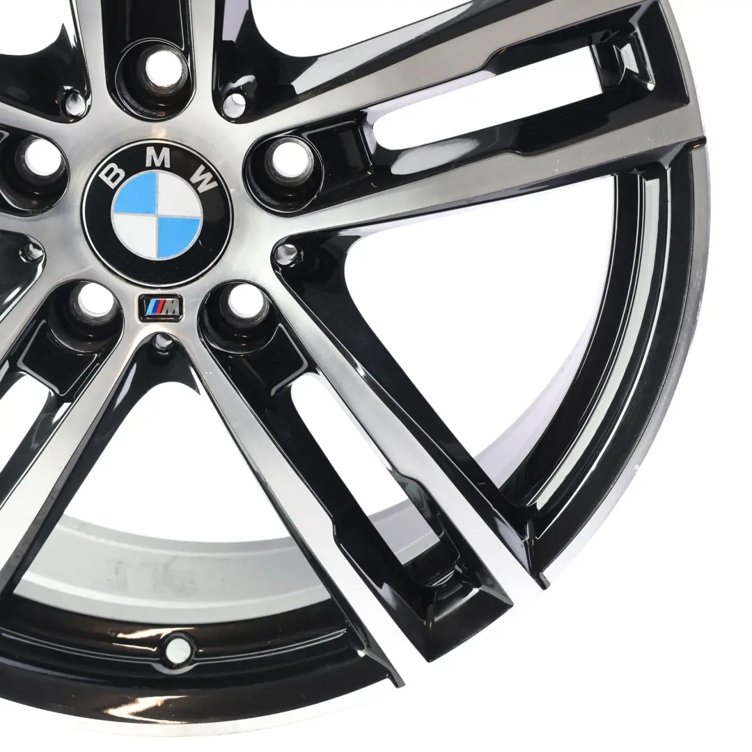 BMW F20 F21 Cerchio lega nera posteriore 18" 8J ET:52 M Doppie razze 719 - SKU 8074186-3 - Numero di parte 8074186