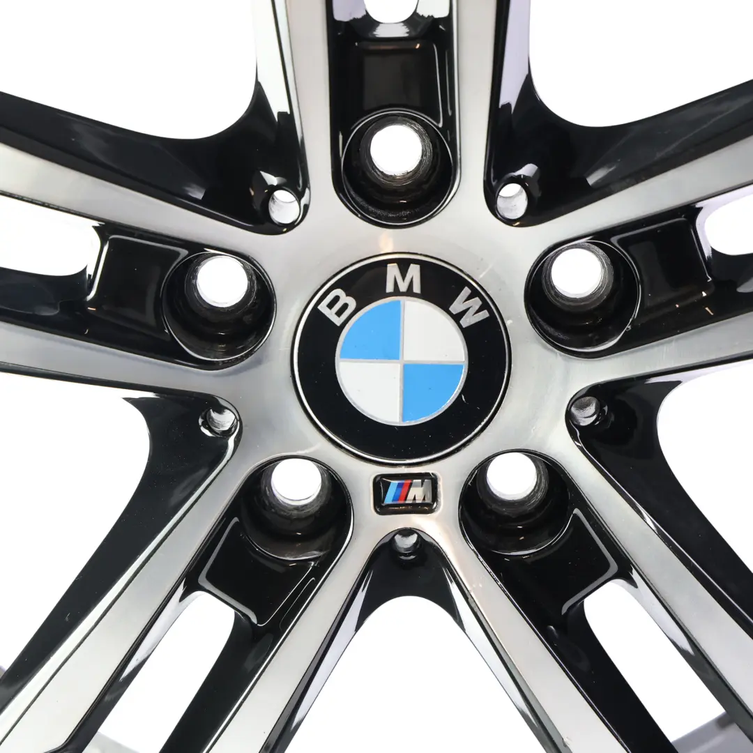 Rim Alloy Black 18" 8J ET:52 M Double Spoke 719 to BMW F20 F21 Rear Wheel with Part number 8074186 BMW F20 F21 Rear Wheel Rim Alloy Black 18" 8J ET:52 M Double Spoke 719 - SKU 8074186-3 - Part number 8074186