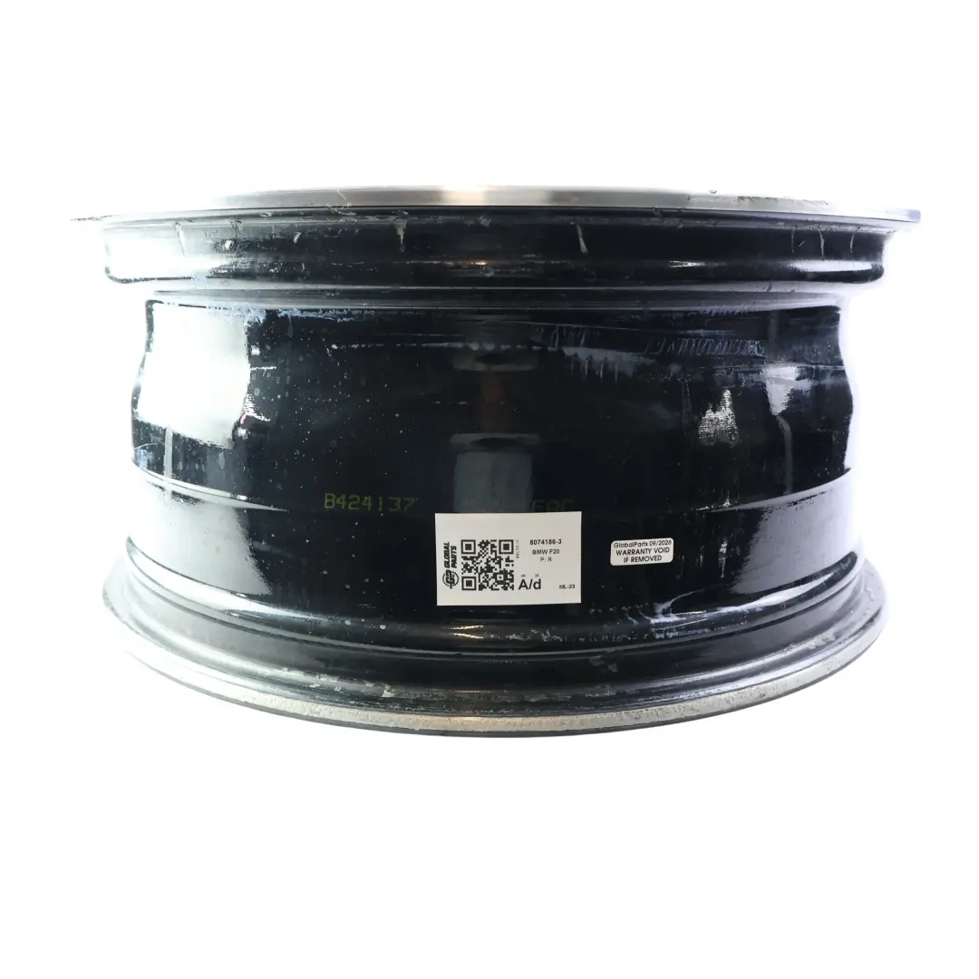 BMW F20 F21 Rear Wheel Rim Alloy Black 18" 8J ET:52 M Double Spoke 719 - SKU 8074186-3 - Part number 8074186