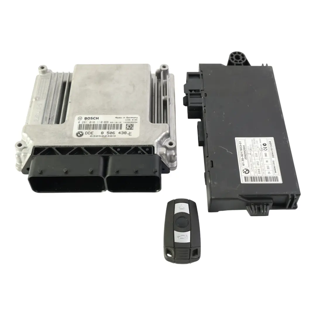 BMW E81 E87 E90 E91 120d 320d N47 177HP ECU Kit DDE CAS3 Key Manual - SKU 8506438-4 - Part number 8506438