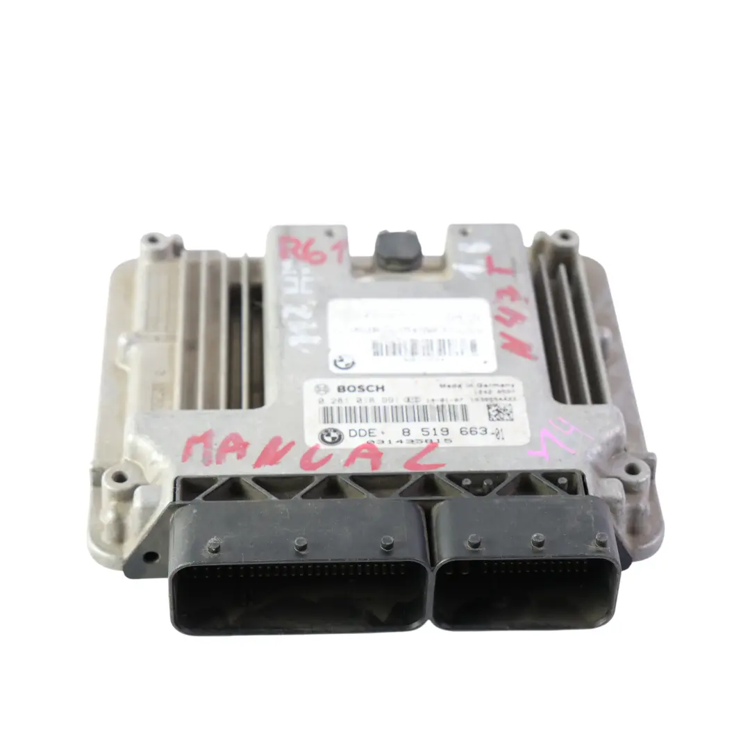 Mini D R56 LCI R60 N47N 112HP Dieselmotor Einheit ECU DDE Schaltgetriebe - SKU 8519663-14 - Teilenummer 8519663