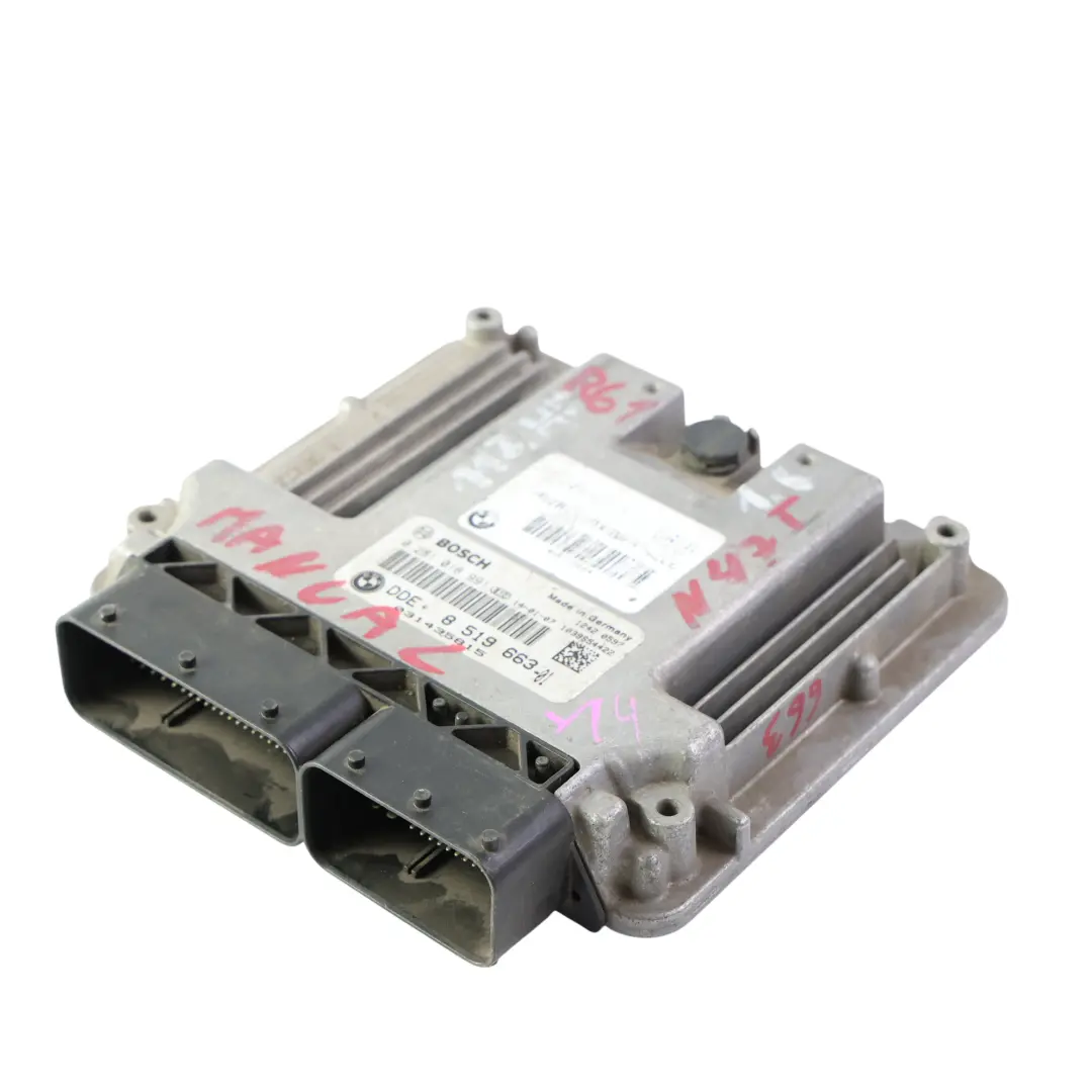 Mini D R56 LCI R60 N47N 112HP Dieselmotor Einheit ECU DDE Schaltgetriebe - SKU 8519663-14 - Teilenummer 8519663