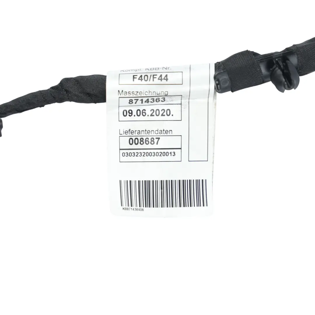 BMW F44 Gran Coupé Cableado Arnés Puerta Trasera Derecha - SKU 8714364 - Número de pieza 8714364