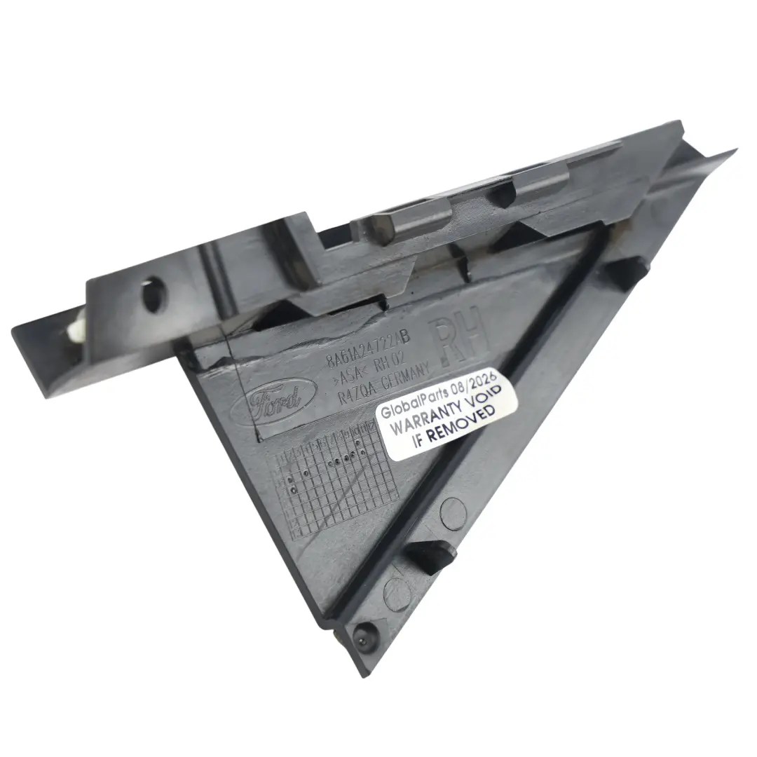 Listwa Rama Szyby Drzwi Prawy Tył do Ford Fiesta MK7 o numerze 8A61-A24722-AB Ford Fiesta MK7 Listwa Rama Szyby Drzwi Prawy Tył - SKU 8A61-A24722-AB - Numer Części 8A61-A24722-AB