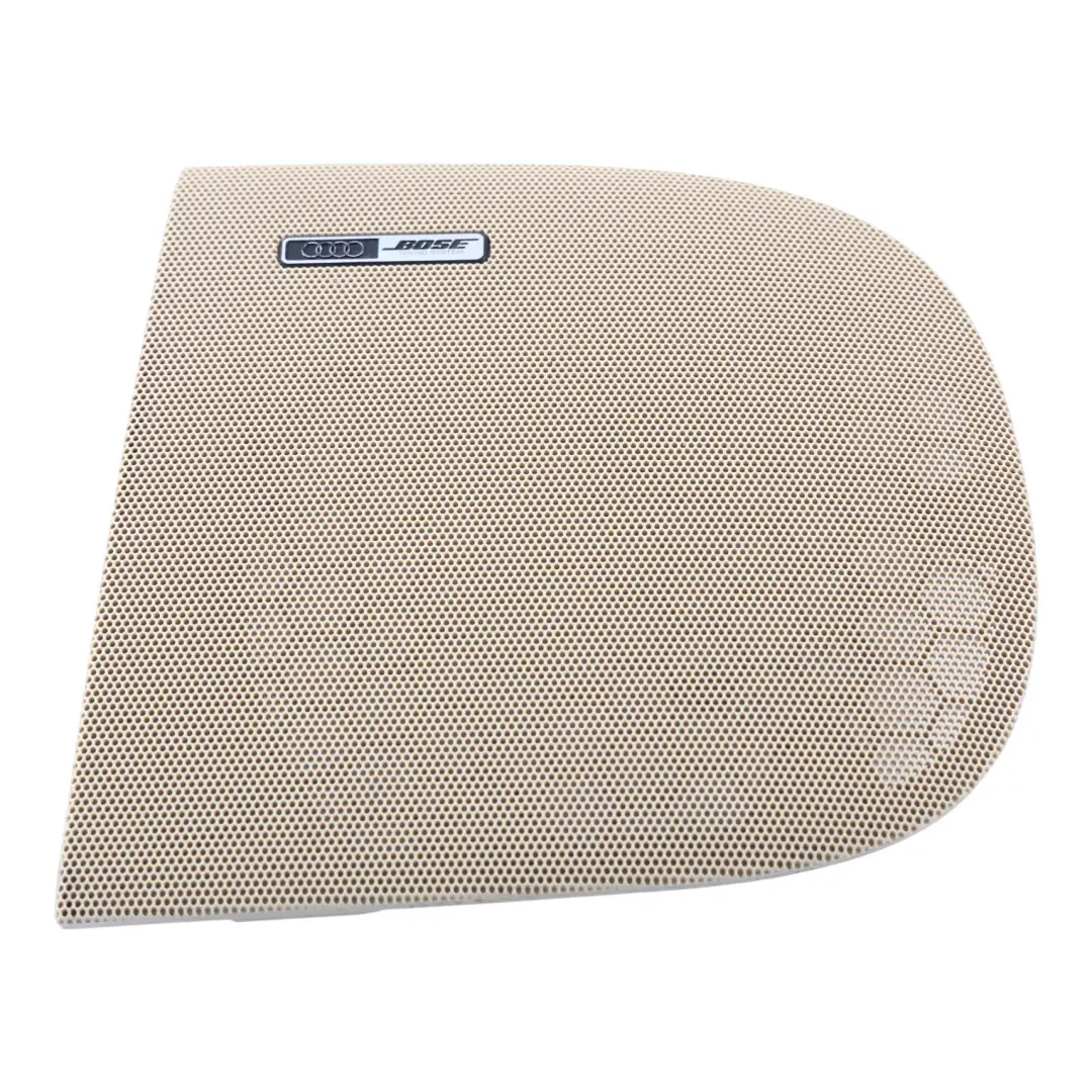 Cubierta Altavoz Bose Beige Torrone Delantero Izquierdo para Audi A4 B7 con número de pieza 8E0035419A Audi A4 B7 Cubierta Altavoz Bose Beige Torrone Delantero Izquierdo - SKU 8E0035419A-1 - Número de pieza 8E0035419A