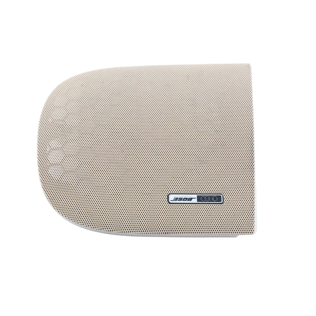 Cubierta Altavoz Bose Beige Torrone Delantero Izquierdo para Audi A4 B7 con número de pieza 8E0035419A Audi A4 B7 Cubierta Altavoz Bose Beige Torrone Delantero Izquierdo - SKU 8E0035419A-1 - Número de pieza 8E0035419A