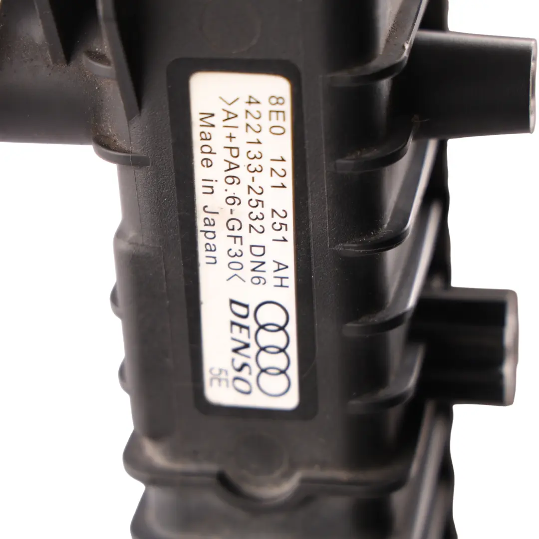 Cooling Radiator Cooler 4.2 FSI V8 BBK to Audi S4 B7 Engine with Part number 8E0121251AH Audi S4 B7 Engine Cooling Radiator Cooler 4.2 FSI V8 BBK - SKU 8E0121251AH - Part number 8E0121251AH