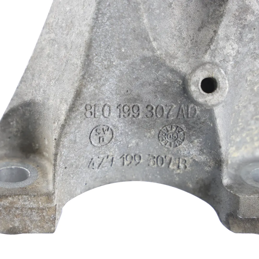 Mount Support Carrier Bracket Holder Left N/S A to Audi RS4 B7 Engine with Part number 8E0199307AD Audi RS4 B7 Engine Mount Support Carrier Bracket Holder Left N/S A - SKU 8E0199307AD - Part number 8E0199307AD