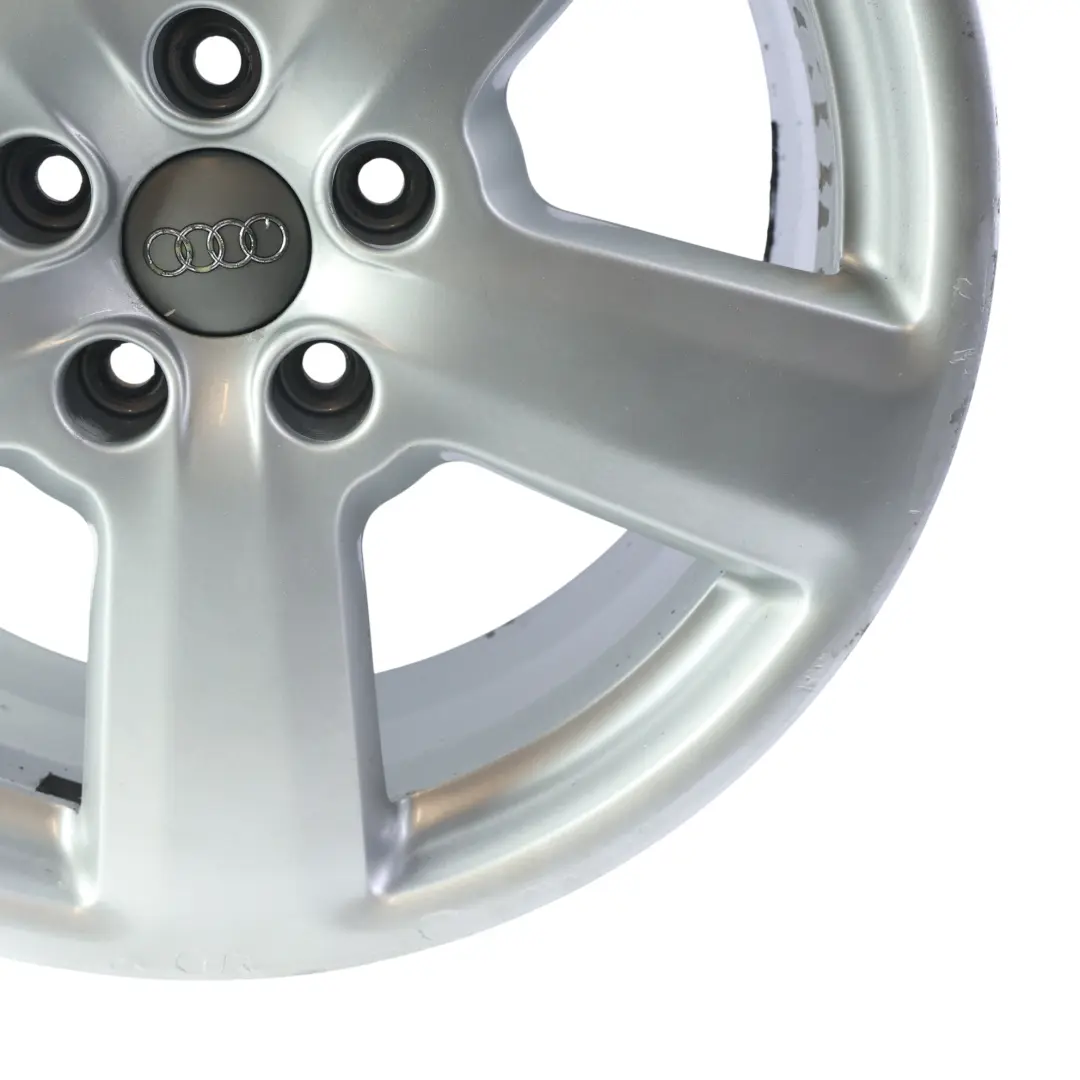 Alloy Wheel Rim 18" ET:43 8J to Audi A4 B7 Silver with Part number 8E0601025AK Audi A4 B7 Silver Alloy Wheel Rim 18" ET:43 8J - SKU 8E0601025AK-1 - Part number 8E0601025AK