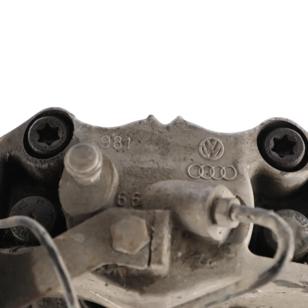 Audi S4 B7 Front Brake Caliper Wheel Brake Unit Housing Right O/S Red - SKU 8E0615124B-2 - Part number 8E0615124B