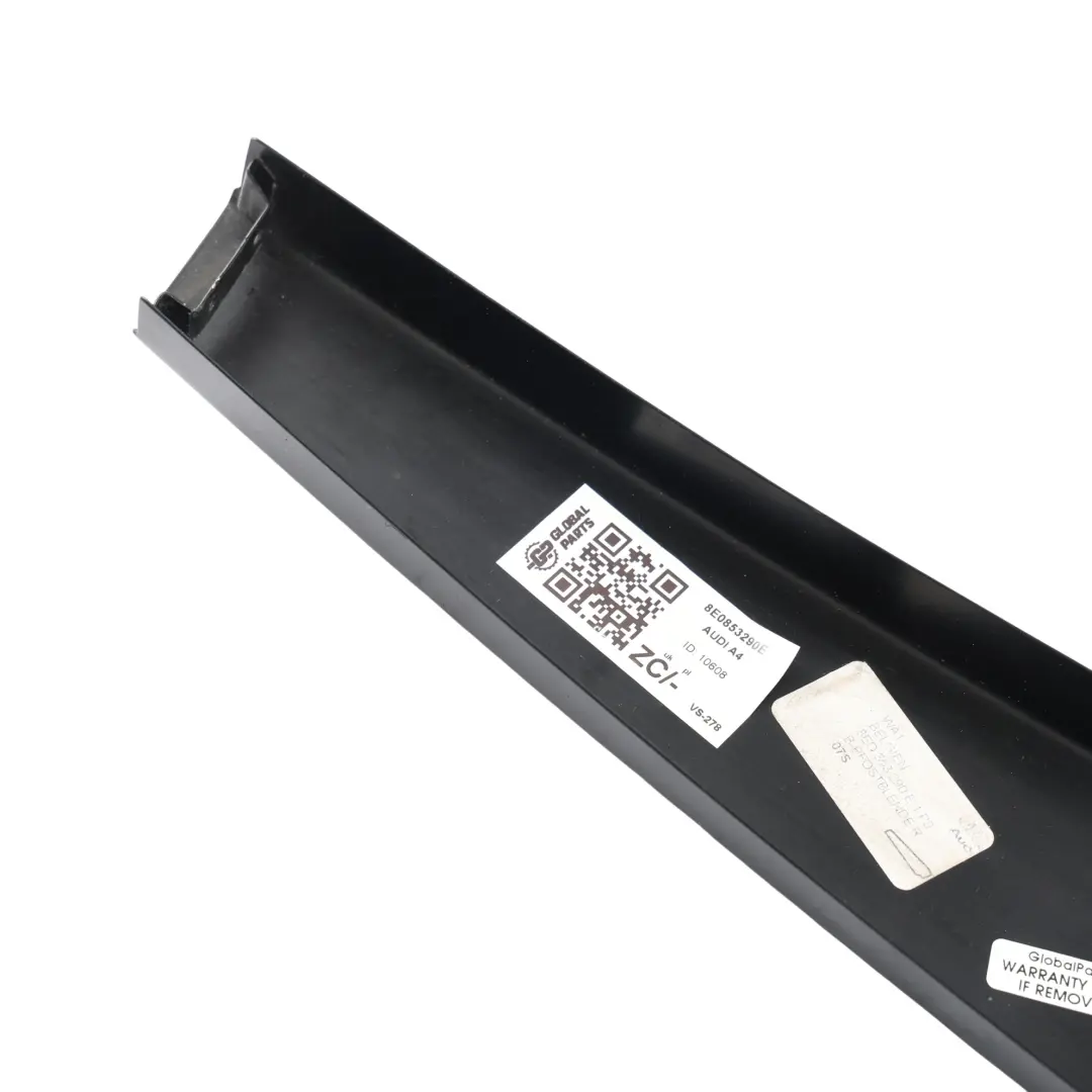 Door B-Pillar Trim Cover Sill Moulding Right O/S to Audi A4 RS4 B7 Rear with Part number 8E0853290E Audi A4 RS4 B7 Rear Door B-Pillar Trim Cover Sill Moulding Right O/S - SKU 8E0853290E - Part number 8E0853290E
