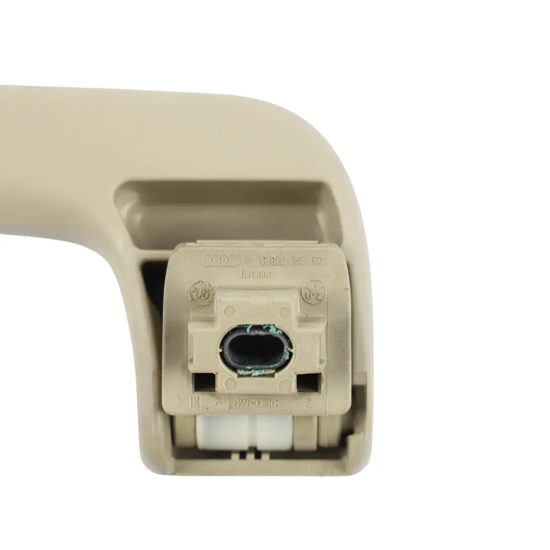 Poignée de Maintien Avant Arrière Beige Torrone C pour Audi A4 B7 8E à propos du numéro de pièce 8E0857607 Audi A4 B7 8E Poignée de Maintien Avant Arrière Beige Torrone C - SKU 8E0857607-1 - Numéro de pièce 8E0857607
