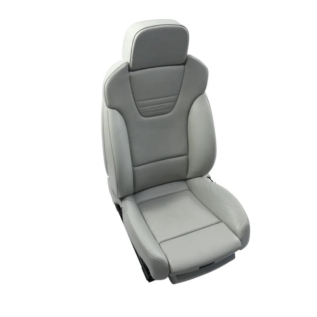 Front Left N/S Heated Recaro Leather Grey to Audi A4 S4 B7 Sport Seat with Part number 8E0881801Q Audi A4 S4 B7 Sport Seat Front Left N/S Heated Recaro Leather Grey - SKU 8E0881801Q-1 - Part number 8E0881801Q