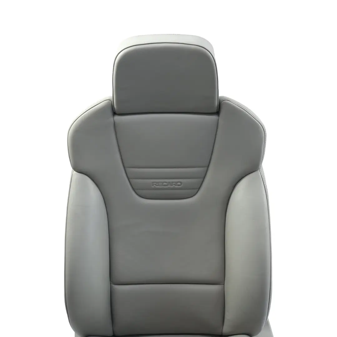 Front Left N/S Heated Recaro Leather Grey to Audi A4 S4 B7 Sport Seat with Part number 8E0881801Q Audi A4 S4 B7 Sport Seat Front Left N/S Heated Recaro Leather Grey - SKU 8E0881801Q-1 - Part number 8E0881801Q