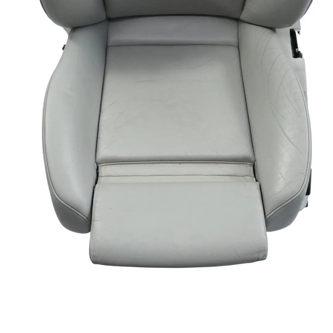 Front Left N/S Heated Recaro Leather Grey to Audi A4 S4 B7 Sport Seat with Part number 8E0881801Q Audi A4 S4 B7 Sport Seat Front Left N/S Heated Recaro Leather Grey - SKU 8E0881801Q-1 - Part number 8E0881801Q