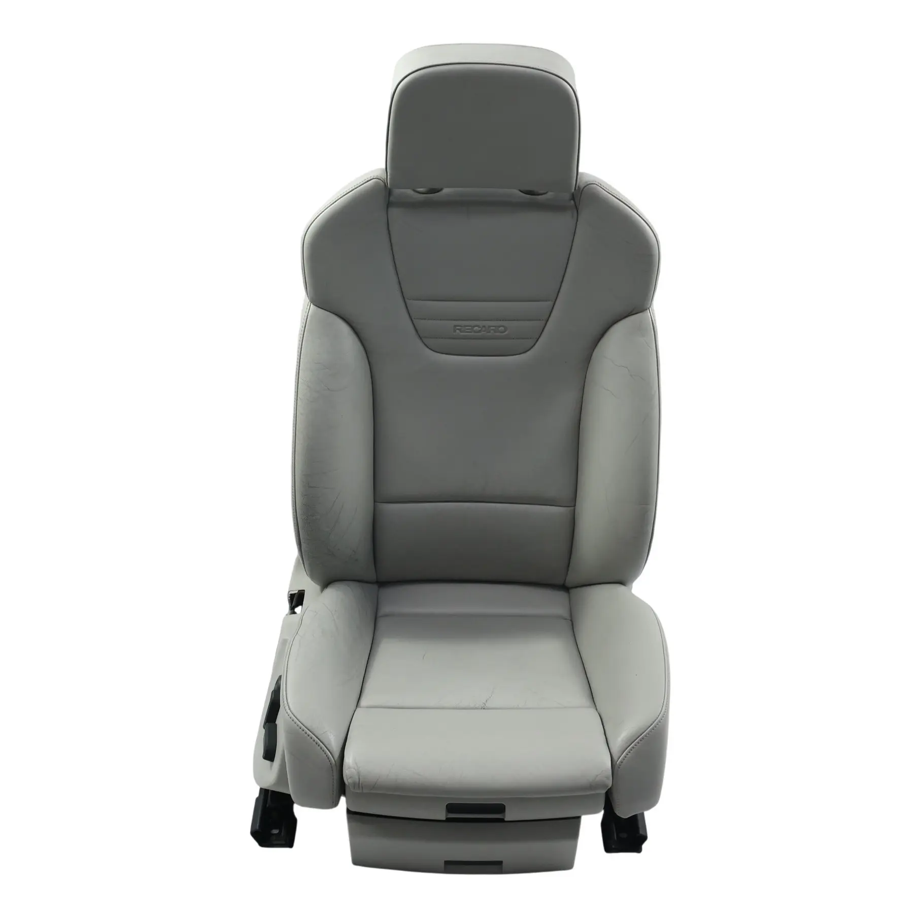 Audi A4 S4 B7 Sport Seat Front Right O/S Heated Recaro Leather Grey