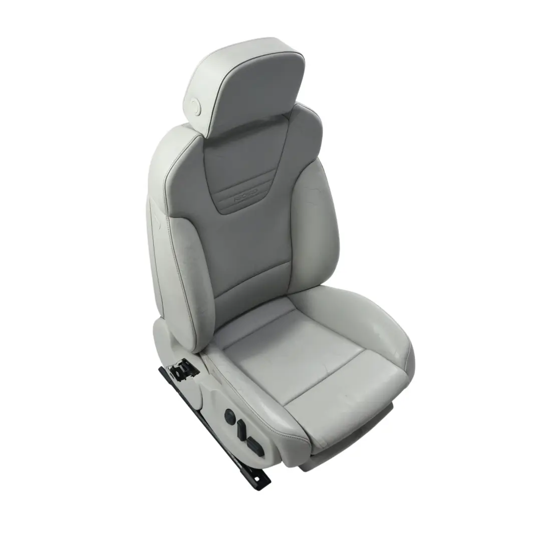Audi A4 S4 B7 Sport Seat Front Right O/S Heated Recaro Leather Grey - SKU 8E0881802Q-1 - Part number 8E0881802Q