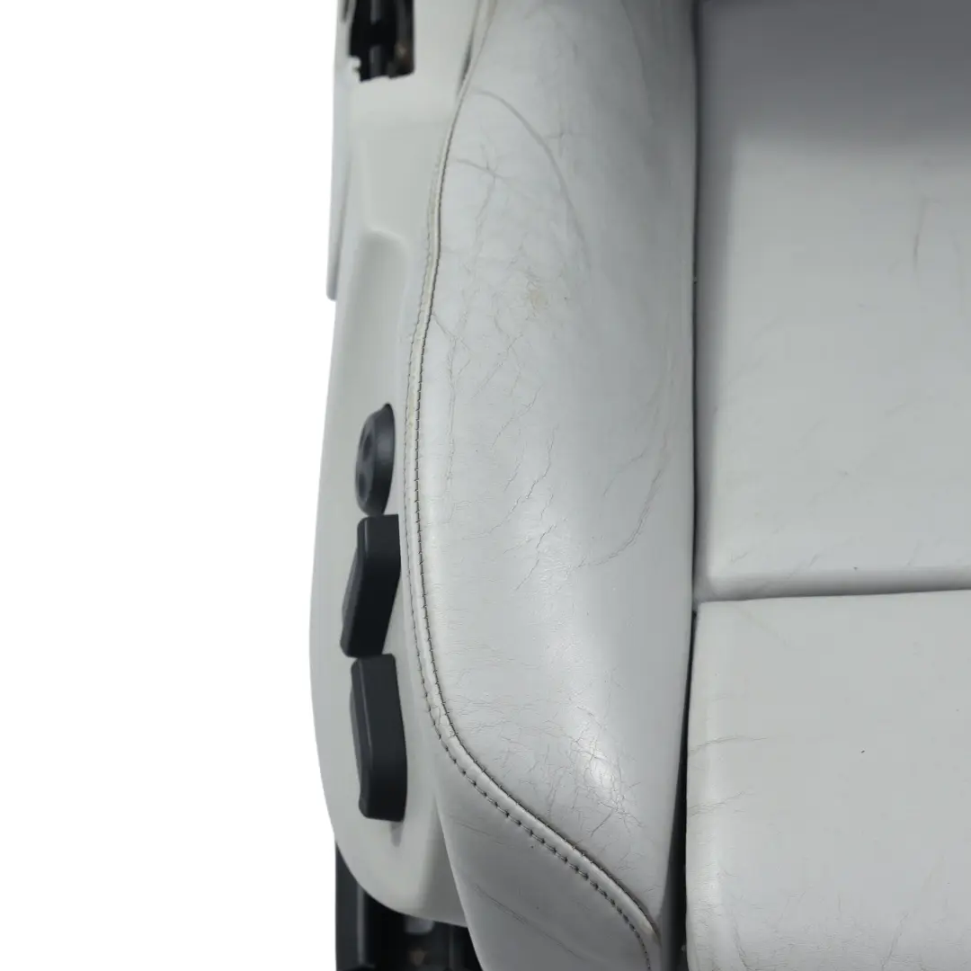 Audi A4 S4 B7 Sport Seat Front Right O/S Heated Recaro Leather Grey - SKU 8E0881802Q-1 - Part number 8E0881802Q
