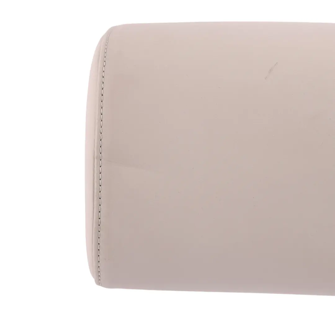 Audi A4 B7 A6 C6 Front Seat Headrest Cover Nappa Leather Grey - SKU 8E0885973AK - Part number 8E0885973AK