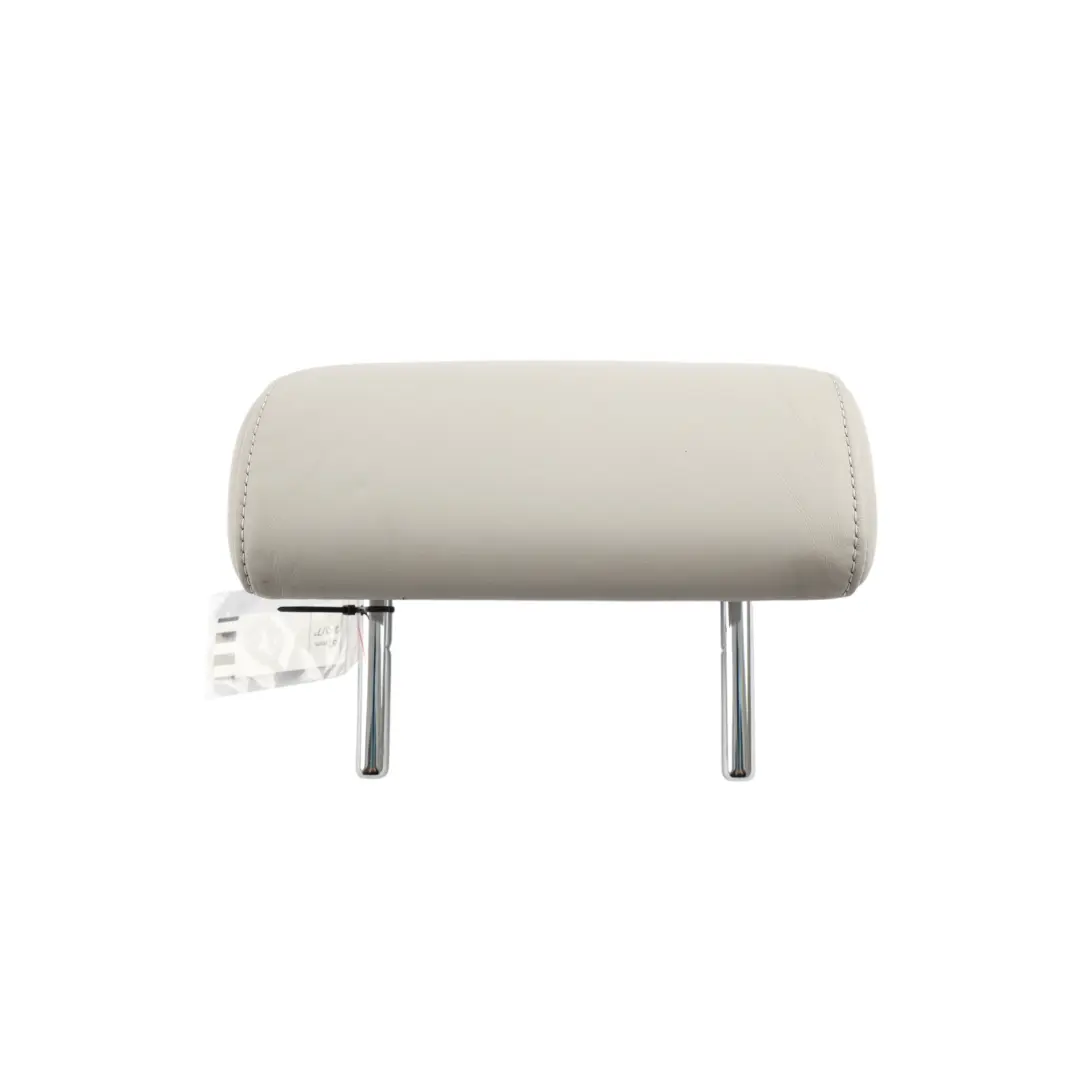 Audi A4 B7 A6 C6 Rear Seat Headrest Head Rest Centre Leather Silver - SKU 8E0885975AK - Part number 8E0885975AK