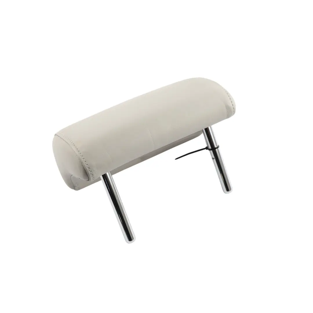 Headrest Head Rest Centre Leather Silver to Audi A4 B7 A6 C6 Rear Seat with Part number 8E0885975AK Audi A4 B7 A6 C6 Rear Seat Headrest Head Rest Centre Leather Silver - SKU 8E0885975AK - Part number 8E0885975AK
