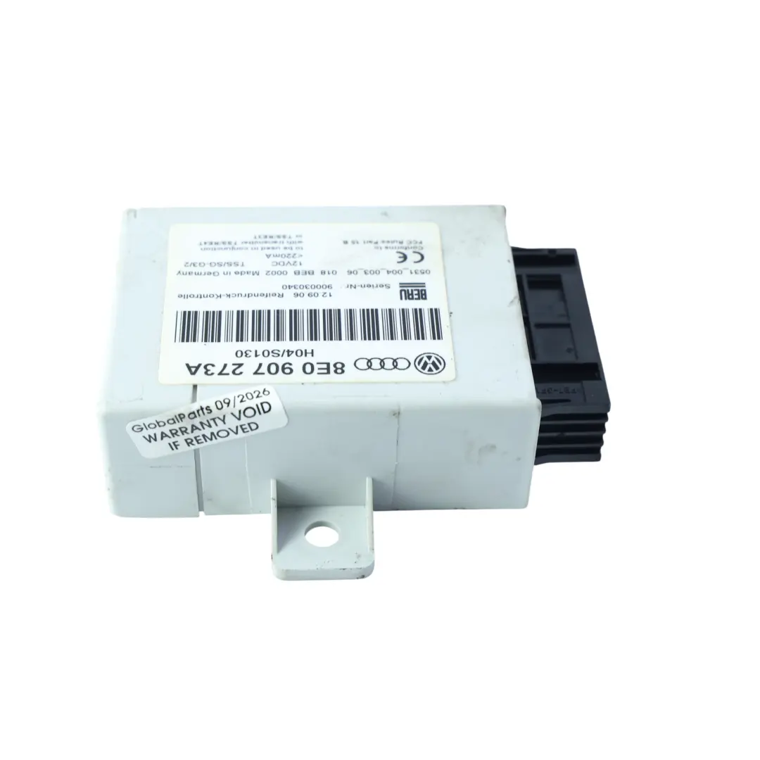 Audi A4 S4 RS4 8H 8E B7 Unità Modulo Controllo Pressione Pneumatici - SKU 8E0907273A - Numero di parte 8E0907273A
