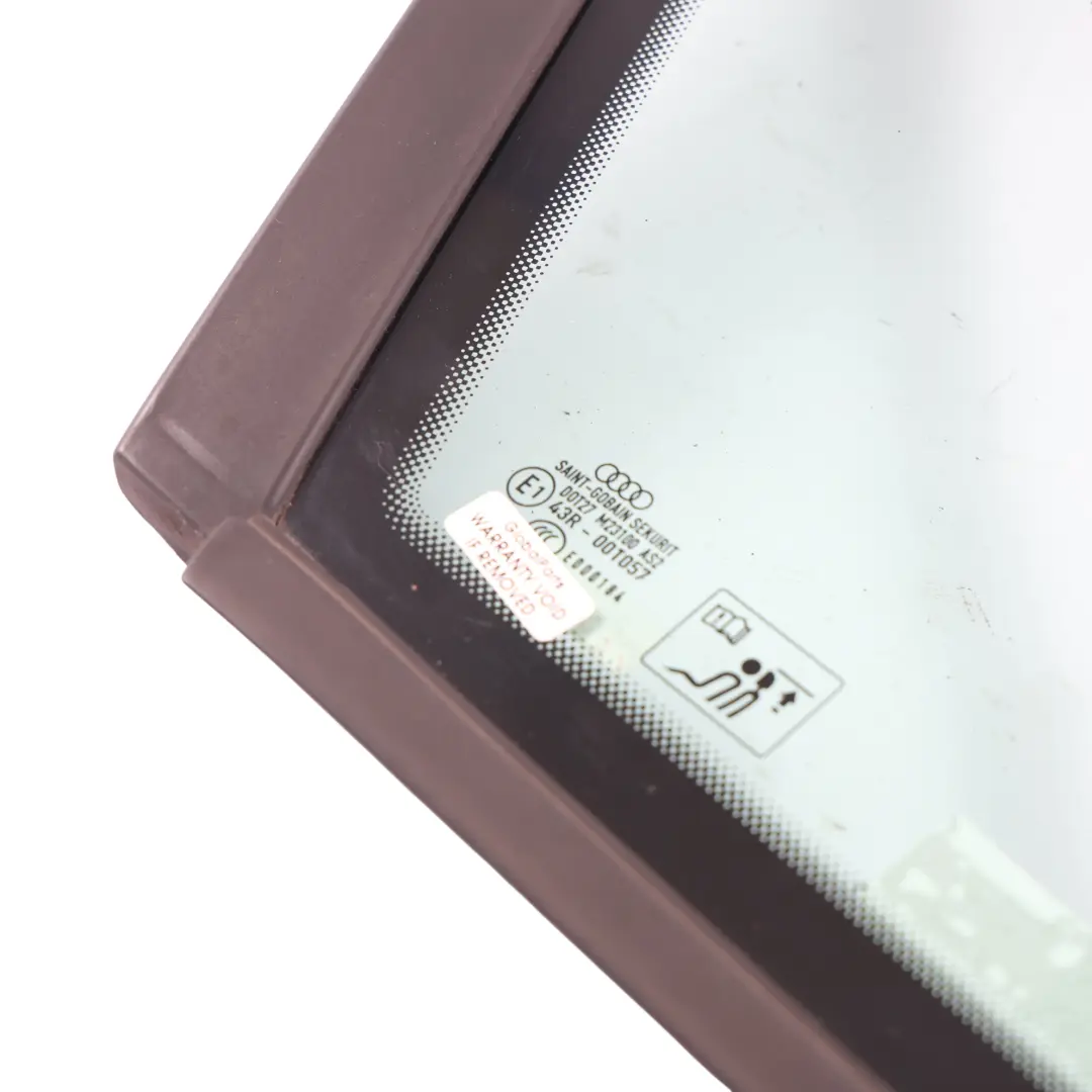 Side Door Window Glass Left N/S to Audi A4 B7 Rear with Part number 8E5845299T Audi A4 B7 Rear Side Door Window Glass Left N/S - SKU 8E5845299T - Part number 8E5845299T