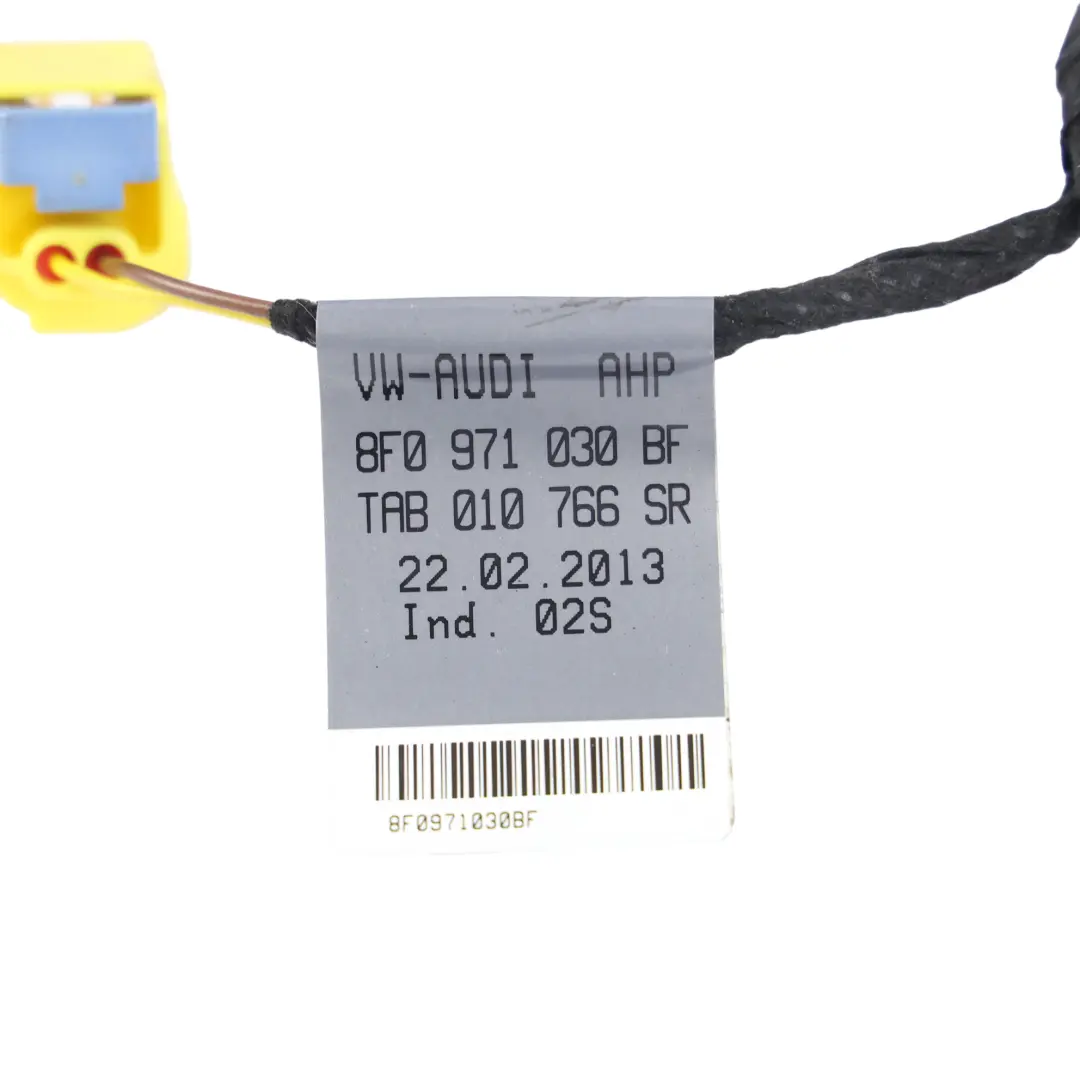 8F Cabriolet Faisceau Câblage Porte Avant Côté Passager pour Audi A5 à propos du numéro de pièce 8F0971030BF Audi A5 8F Cabriolet Faisceau Câblage Porte Avant Côté Passager - SKU 8F0971030BF - Numéro de pièce 8F0971030BF