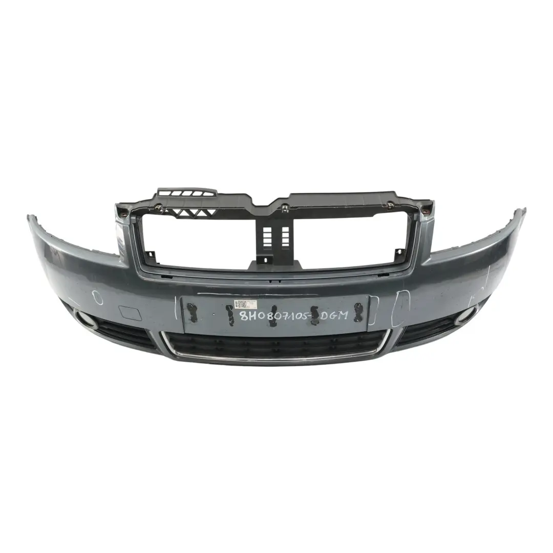 Audi A4 B6 Front Bumper Panel Cover Dolphin Grey Metallic - X7Z - SKU 8H0807105-DGM - Part number 8H0807105