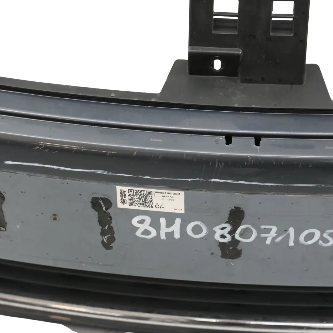 Front Bumper Panel Cover Dolphin Grey Metallic - X7Z to Audi A4 B6 with Part number 8H0807105 Audi A4 B6 Front Bumper Panel Cover Dolphin Grey Metallic - X7Z - SKU 8H0807105-DGM - Part number 8H0807105