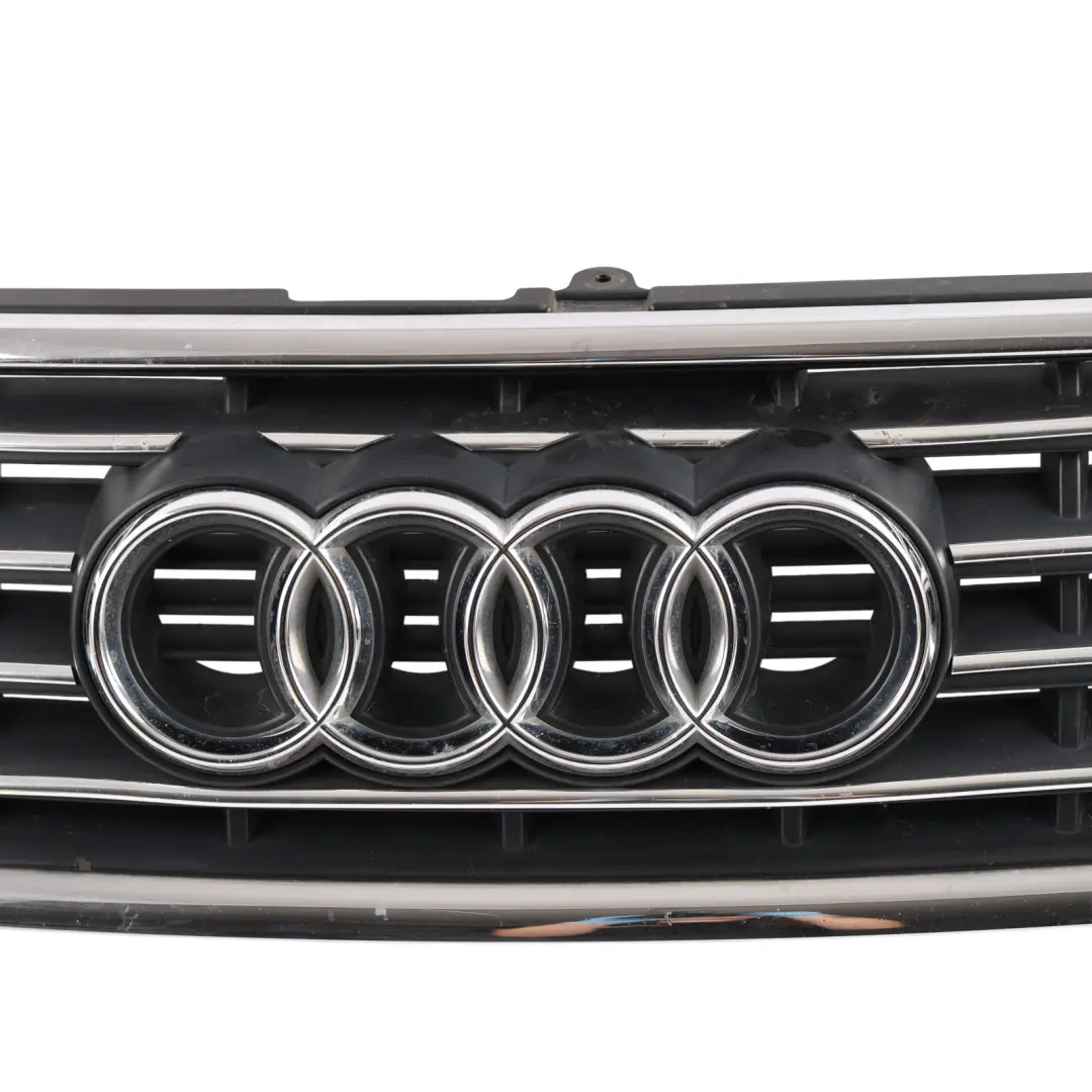 Front Bumper Centre Upper Grille Grid Panel Cover to Audi A4 B6 with Part number 8H0853653 Audi A4 B6 Front Bumper Centre Upper Grille Grid Panel Cover - SKU 8H0853653 - Part number 8H0853653